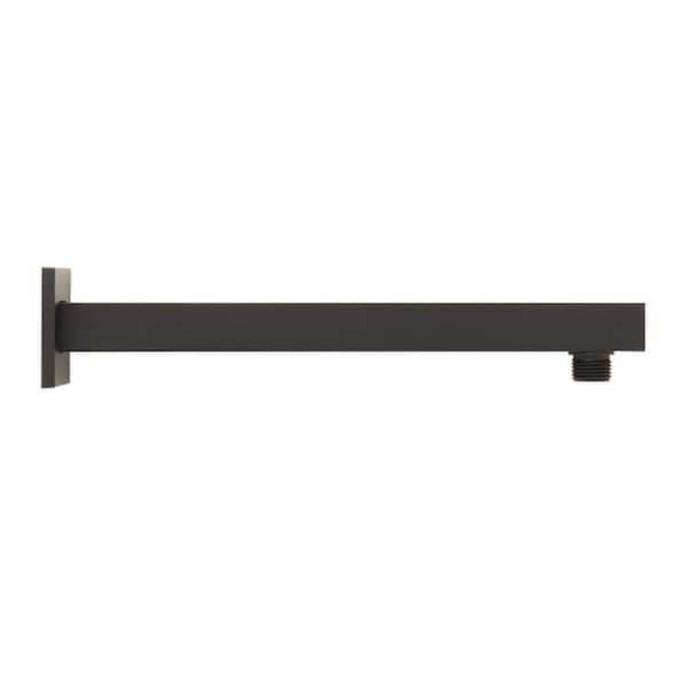 Signature Hardware 12" Wall-Mount Shower Arm - Matte Black (SHRSA120SMB)
